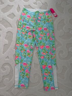 Lilly Pulitzer x Disney Blue Floral High-Rise Leggings